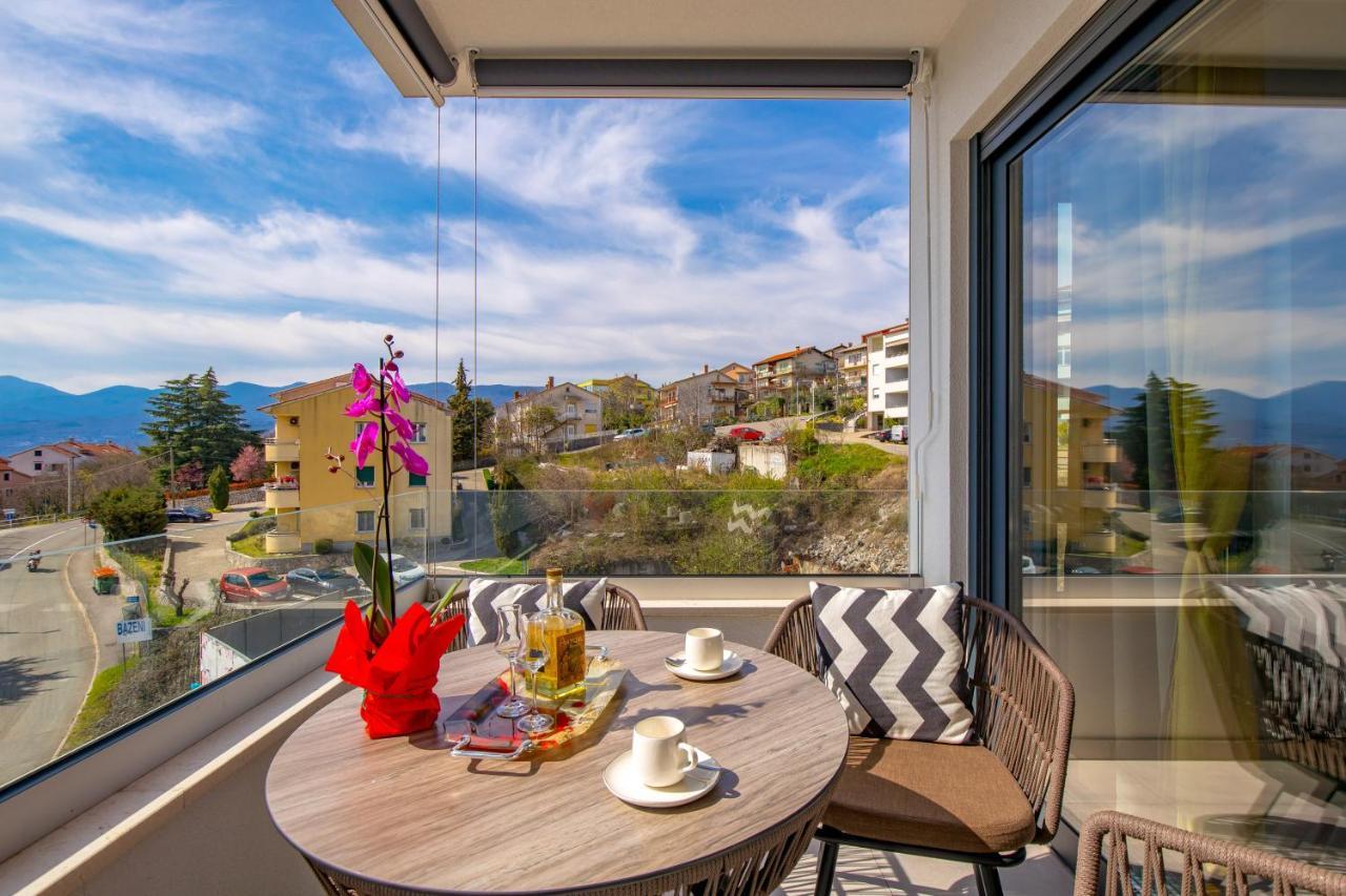 Apartment Top View With Balcony And Private Parking Rijeka Exteriér fotografie