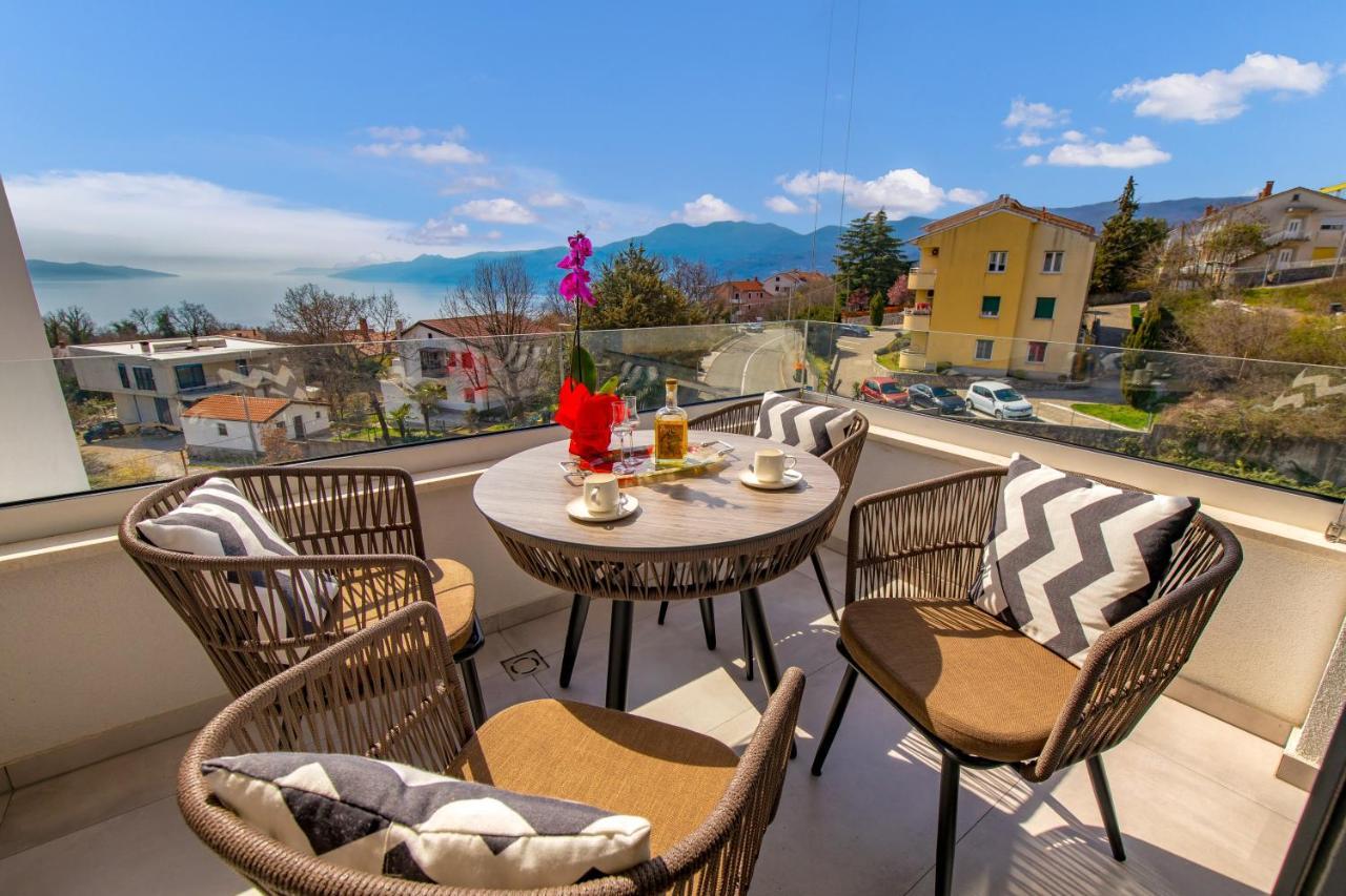 Apartment Top View With Balcony And Private Parking Rijeka Exteriér fotografie